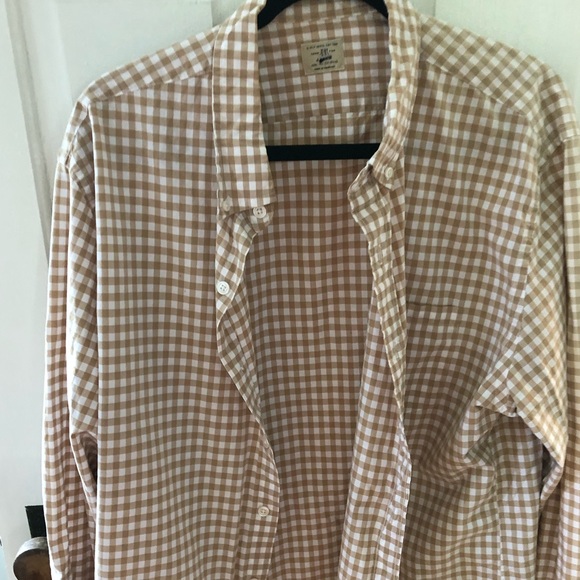 J. Crew Other - J. Crew men’s gingham dress shirt! XL